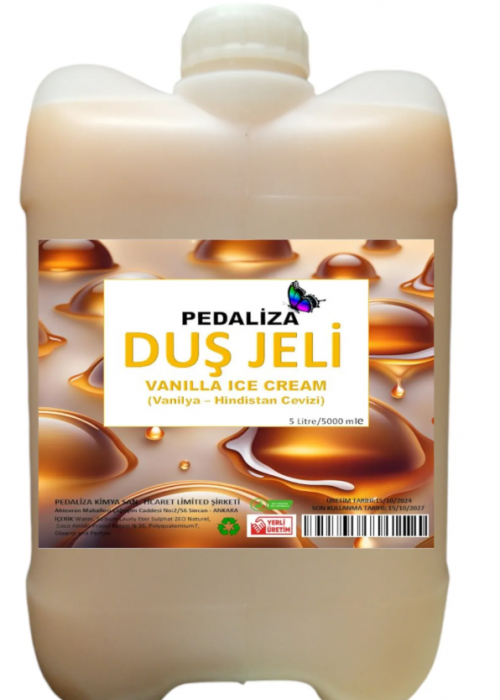 Pedaliza 5 Litre Vanilyalı Duş Jeli